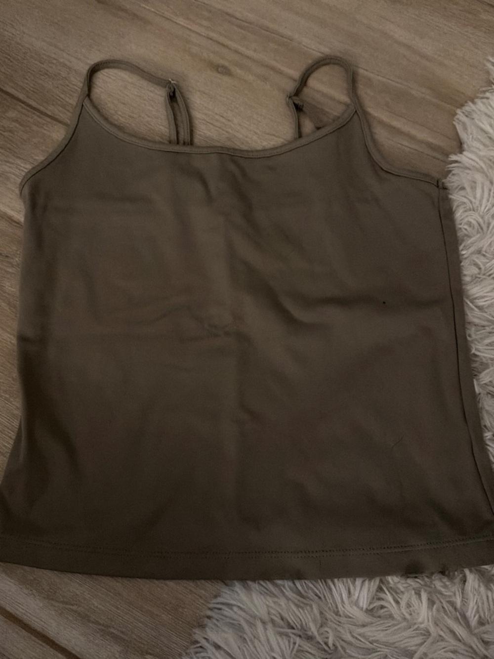 Target Olive Green Spaghetti Strap Camisole